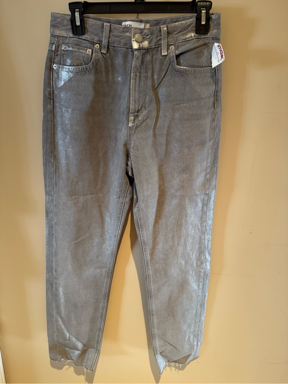 Zara Metallic Jeans